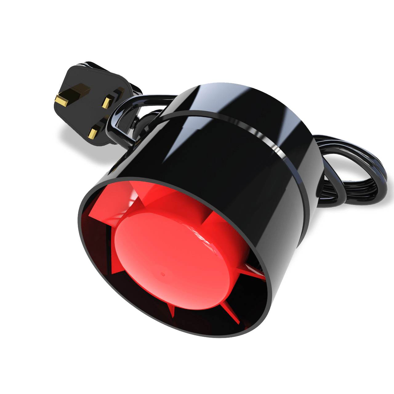 Black Orchid Axial-Flo Fan - London Grow