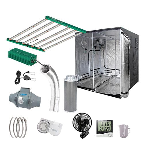 Adjusta-Watt 720W LED Complete Grow Kit - 2.4m x 2.4m Hobby / None / Basic Add Ons - London Grow