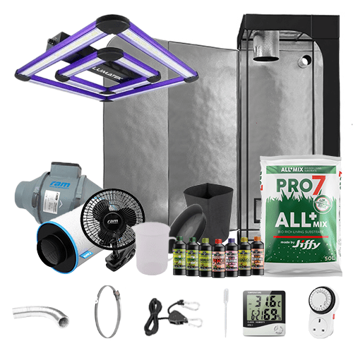 Lumatek Attis LED Complete Grow Kit - 0.6m2 Non Silenced / Yes / Basic Add Ons - London Grow