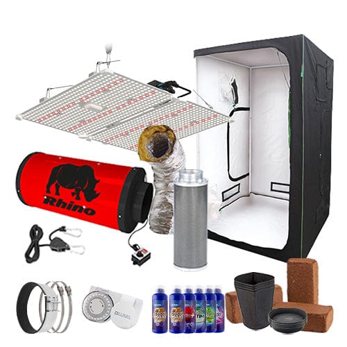 LUMii Black Blade 400W Complete Grow Kit - 1.2m2 Professional / Coco / None - London Grow