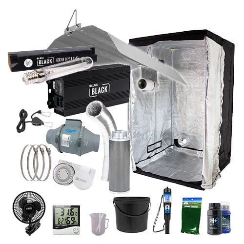 LUMii Black HPS Complete Grow Kit - 1.2m2 Hobby / None / Complete Add Ons - London Grow