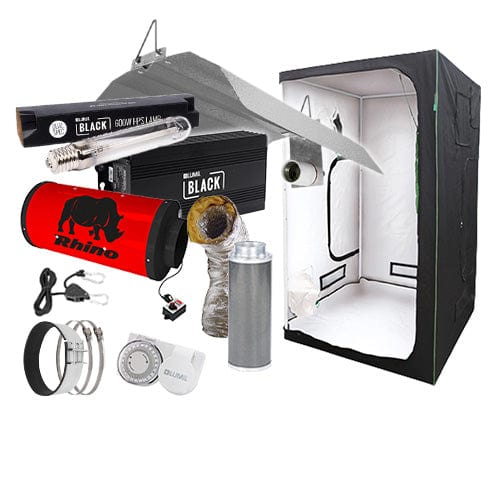 LUMii Black HPS Complete Grow Kit - 1.2m2 Professional / None / None - London Grow