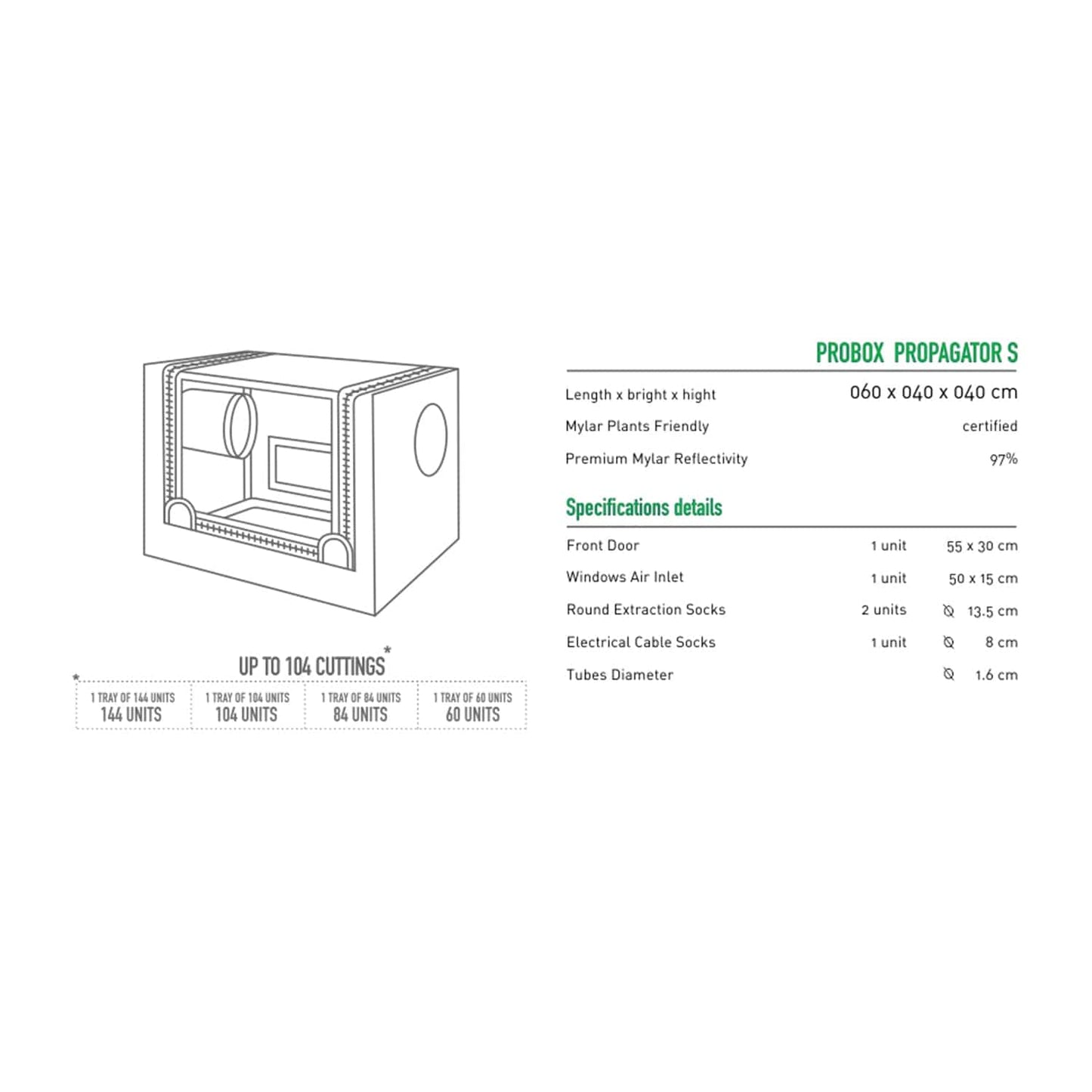 Garden HighPro Propagation Tent - S - London Grow