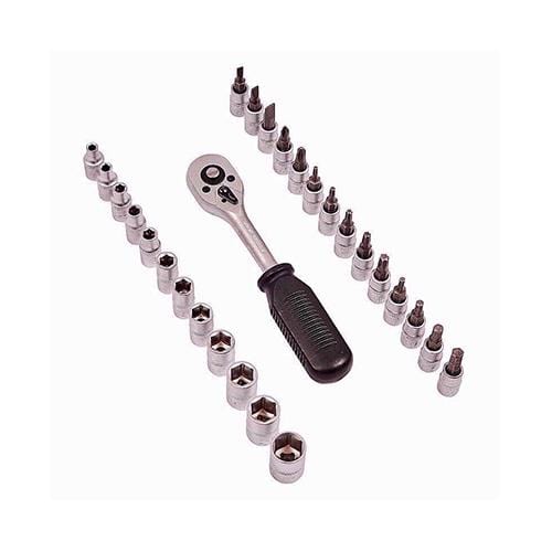Amtech Socket 27pc Set with Bits - London Grow