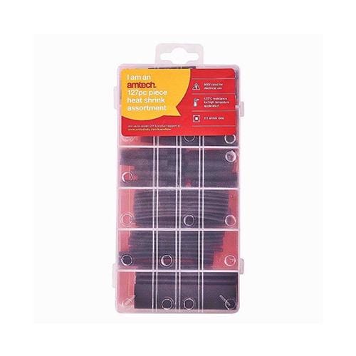 Amtech Heat Shrink Wire Wrap Assortment 127pc - London Grow