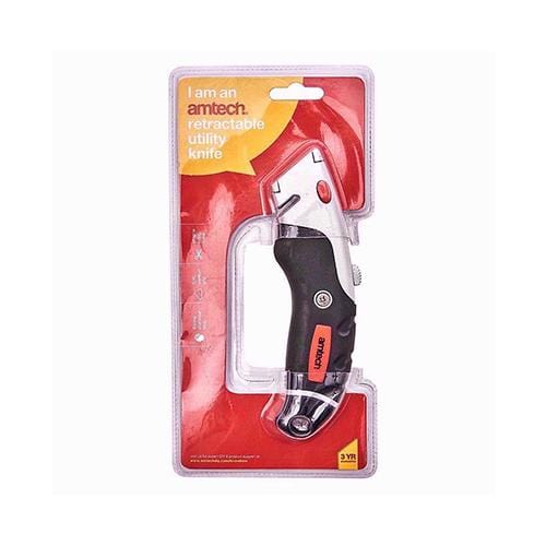 Amtech Knife Retract with Blades - London Grow