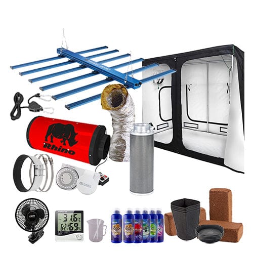 Maxibright Daylight 660W Pro LED Complete Grow Kit - 1.2m x 2.4m Professional / Coco / Basic Add Ons - London Grow