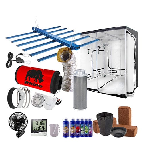 Maxibright Daylight 660W Pro LED Complete Grow Kit - 2.4m x 2.4m Professional / Coco / Basic Add Ons - London Grow