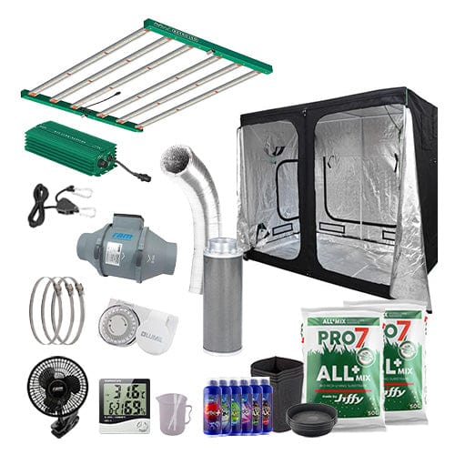 Adjusta-Watt LED 720W Complete Grow Kit - 1.2m x 2.4m Hobby / Soil / Basic Add Ons - London Grow