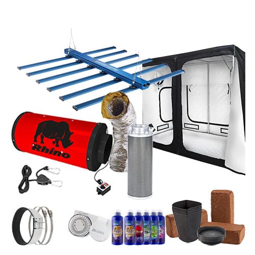 Maxibright Daylight 660W Pro LED Complete Grow Kit - 1.2m x 2.4m Professional / Coco / None - London Grow