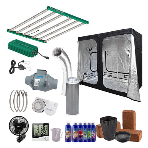 Adjusta-Watt LED 720W Complete Grow Kit - 1.2m x 2.4m Hobby / Coco / Basic Add Ons - London Grow