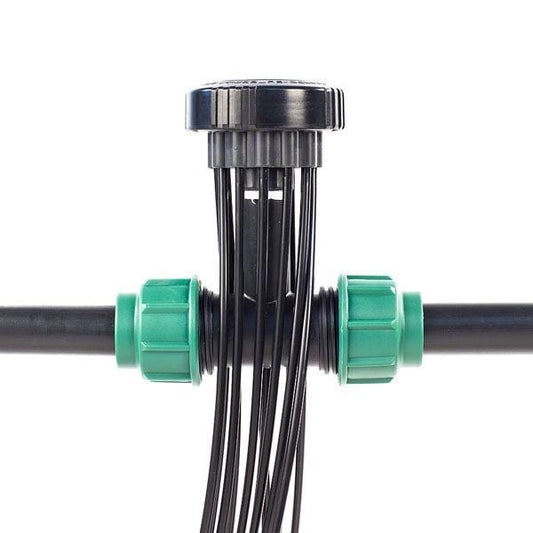 TopSpin - Drip Manifold 25mm Complete with Tee - London Grow