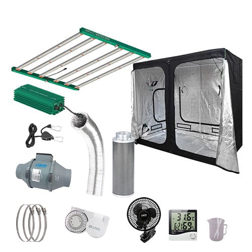 Adjusta-Watt LED 720W Complete Grow Kit - 1.2m x 2.4m Hobby / None / Basic Add Ons - London Grow