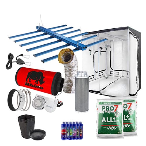 Maxibright Daylight 660W LED Complete Grow Kit - 2.4m x 2.4m Professional / Soil / None - London Grow