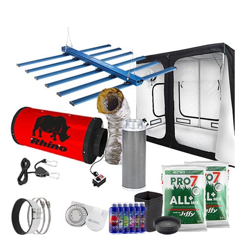 Maxibright Daylight 660W Pro LED Complete Grow Kit - 1.2m x 2.4m Professional / Soil / None - London Grow