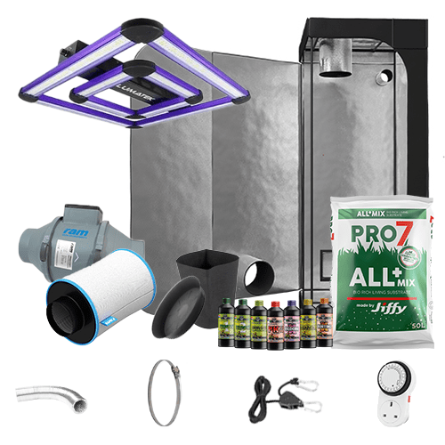 Lumatek Attis LED Complete Grow Kit - 0.6m2 Non Silenced / Yes / None - London Grow