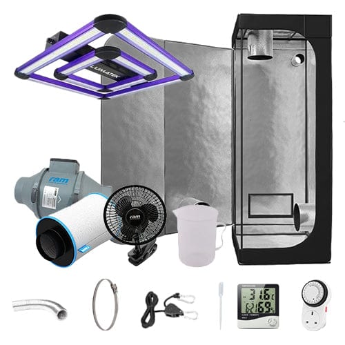 Lumatek Attis LED Complete Grow Kit - 0.6m2 Non Silenced / No / Basic Add Ons - London Grow