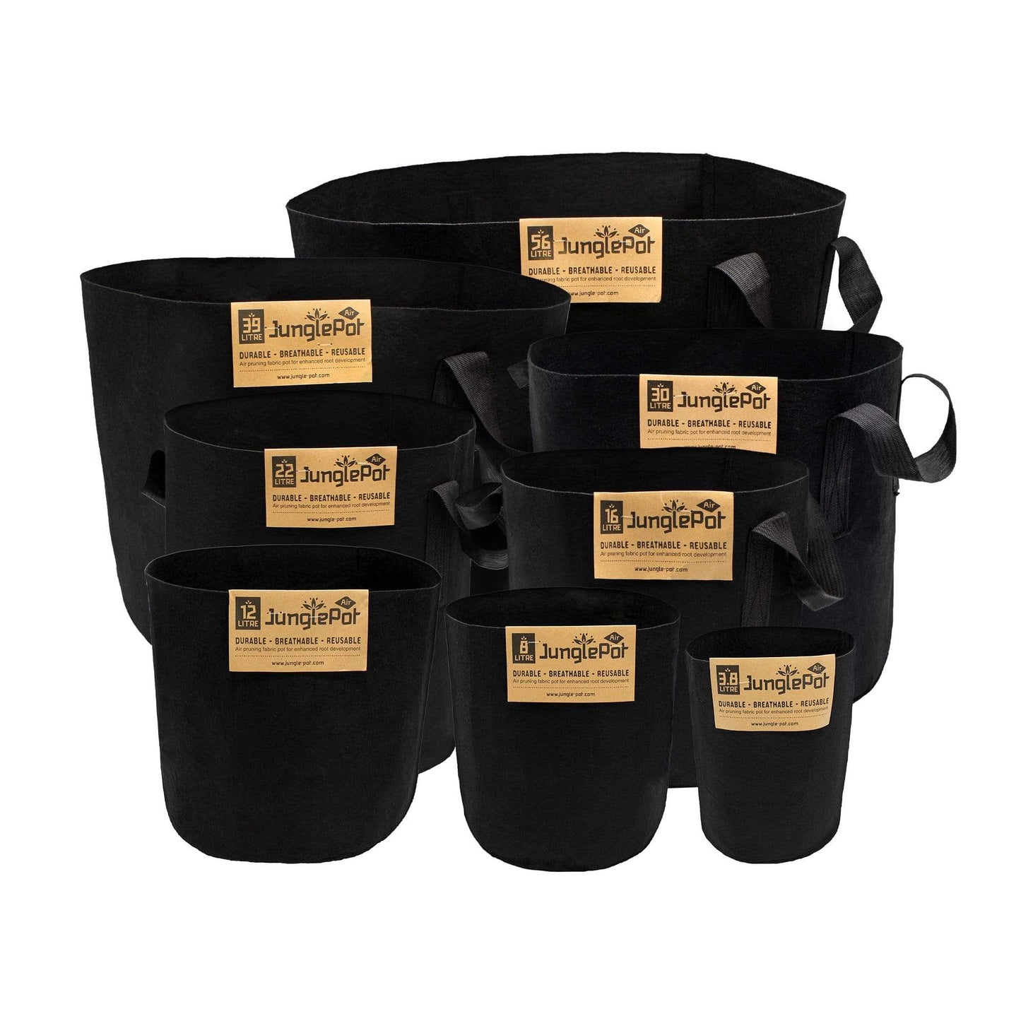 JunglePot Air - Heavy Duty Fabric Pot - London Grow