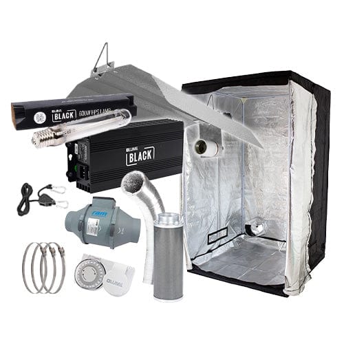 LUMii Black HPS Complete Grow Kit - 1.2m2 Hobby / None / None - London Grow