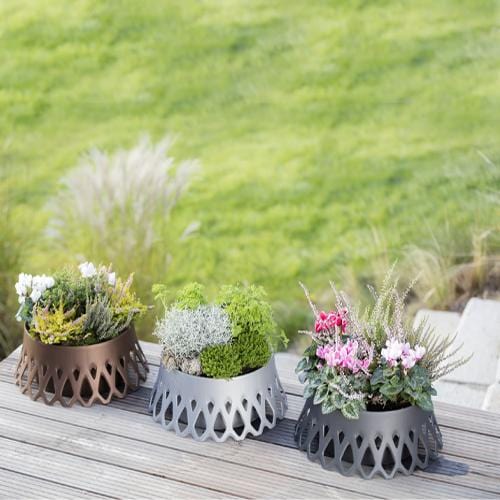 Plastia Self Watering Flower Bowl Roseta - 30cm - London Grow