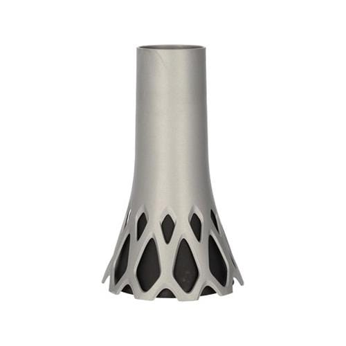 Plastia Vase Roseta 1.3L with Load Silver - London Grow