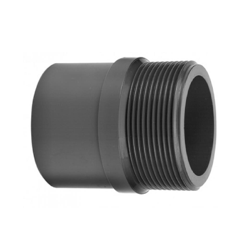 VDL PVCu Adapter Nipple Insert Plain x Threaded Male - London Grow