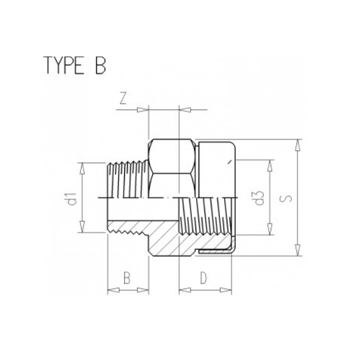 VDL PVCu Adapter Socket Plain x Threaded Reinforced Female - London Grow