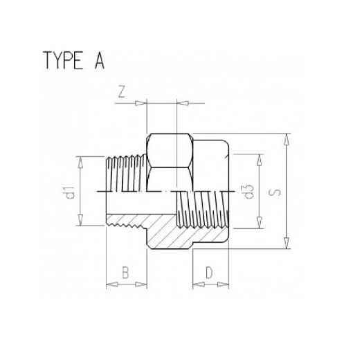 VDL PVCu Adapter Socket Threaded x Threaded Female - London Grow