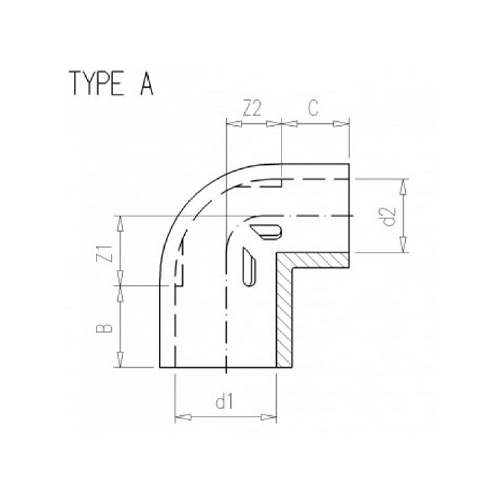 VDL PVCu Elbow 90 Reducing x Plain Reducing - London Grow