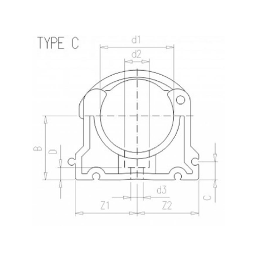 VDL PVCu Pipe Clip - London Grow
