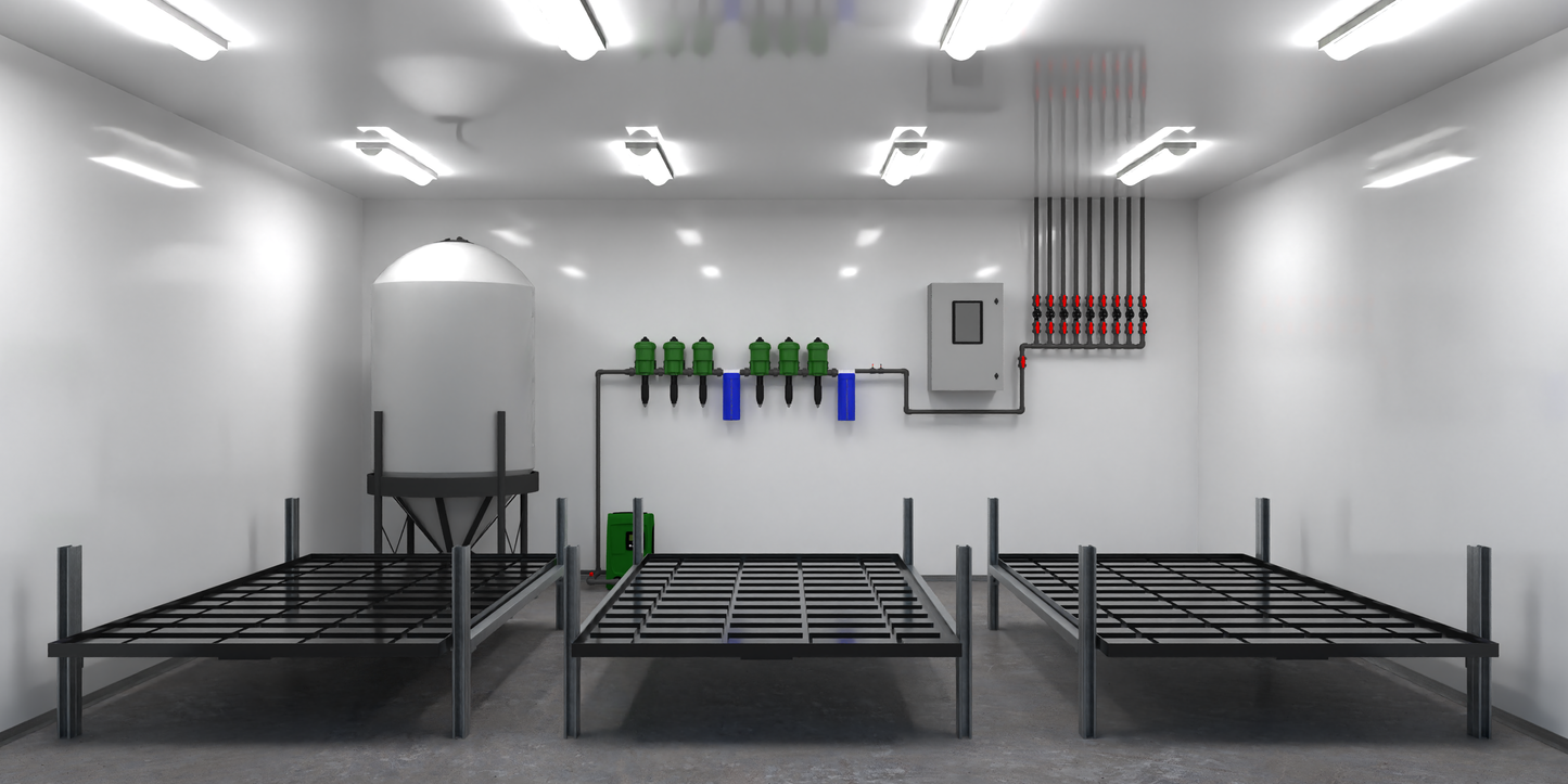 Unistrut Grow Benches