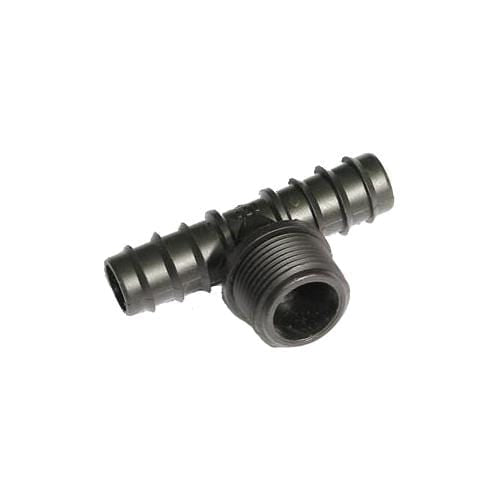 16mm Barbed Tee to 16mm MBSP - London Grow