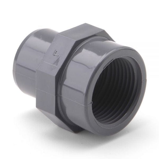 PVCu Adaptor Male Spigot Plain x Threaded Female - London Grow