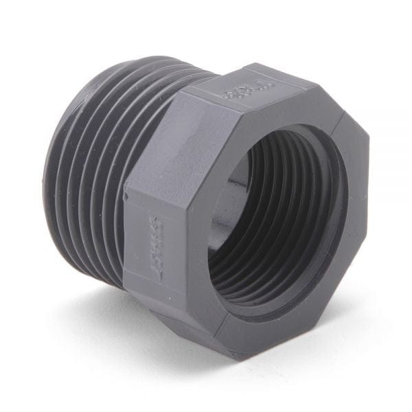 PVCu Reducing Bush Threaded 1" x 3/4" - London Grow