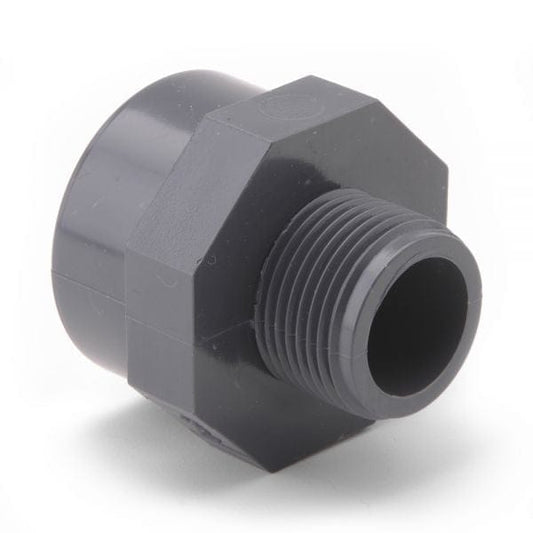 PVCu Reducing Piece Threaded 1" x 3/4" - London Grow