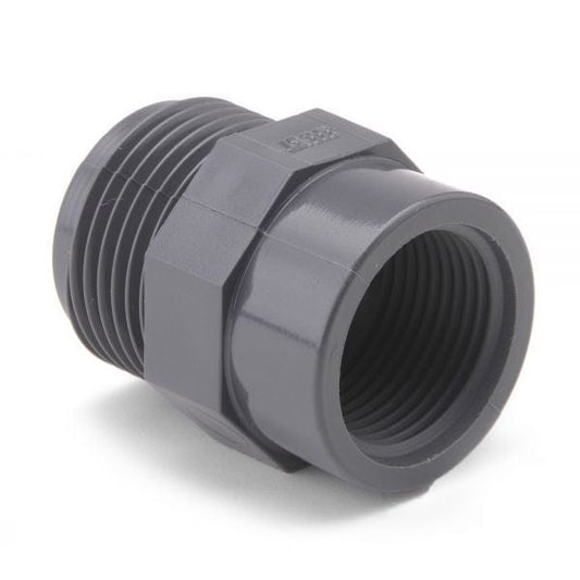 PVCu Reducing Piece Male x Female Threaded 1" x 3/4" - London Grow