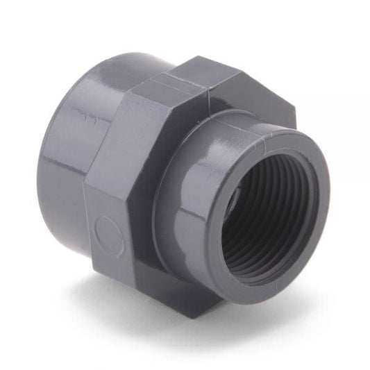 PVCu Reducing Socket Threaded 1" x 3/4" - London Grow