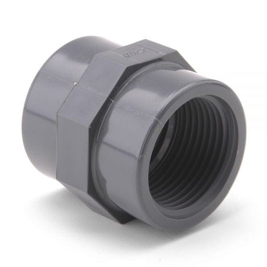 PVCu Socket Plain x Threaded - London Grow