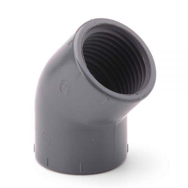 PVCu Elbow 45 Threaded - London Grow