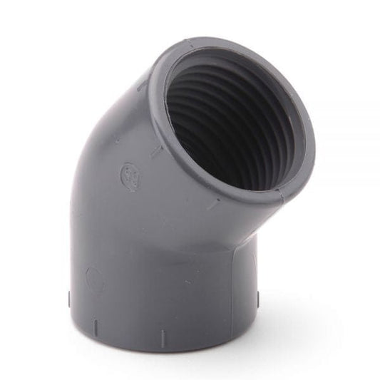 PVCu Elbow 45 Threaded - London Grow