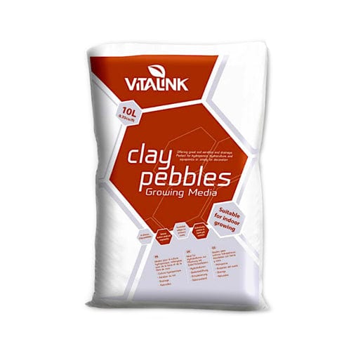 Vitalink Clay Pebbles 10L Bag - London Grow